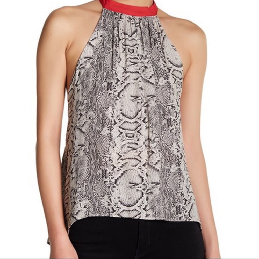 Free People - Halter Snake Top - Size Large